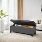 Panca Contenitore, Panca Contenitore in Tessuto per Ingresso e Camera da Letto, Portata 150 kg per Camera da Letto e Soggiorno