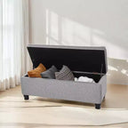 Panca Contenitore, Panca Contenitore in Tessuto per Ingresso e Camera da Letto, Portata 150 kg per Camera da Letto e Soggiorno