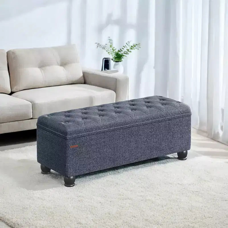 Panca Contenitore, Panca Contenitore in Tessuto per Ingresso e Camera da Letto, Portata 150 kg per Camera da Letto e Soggiorno