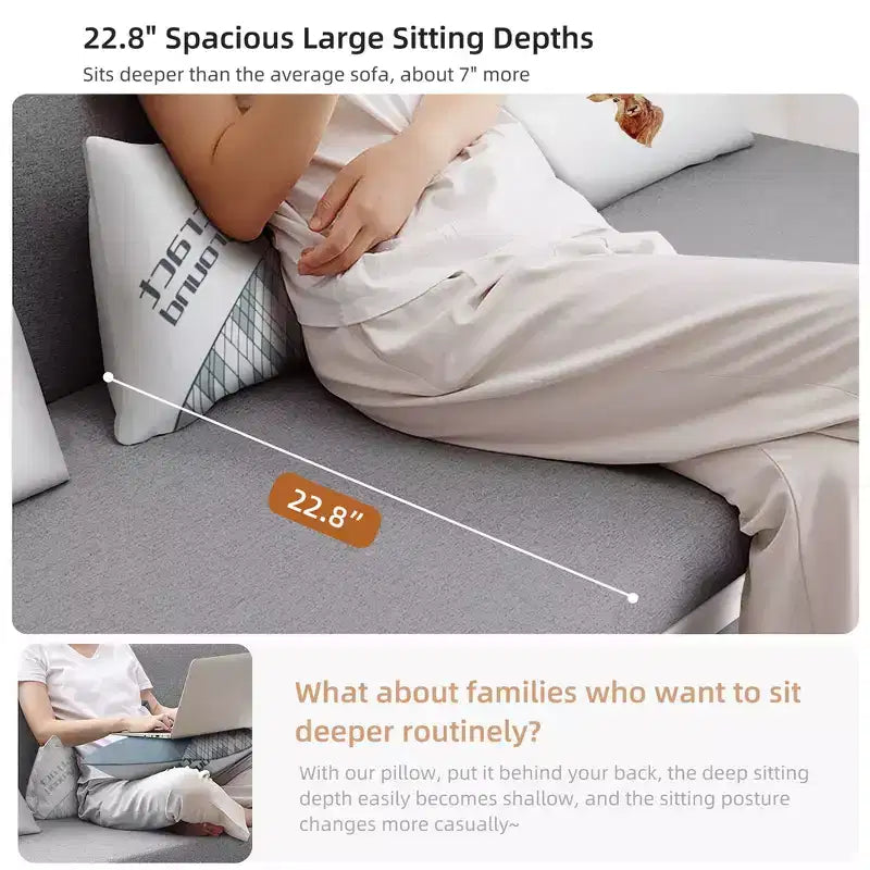 Divano letto da 62,2 pollici Divano letto multifunzione con contenitore