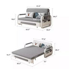 Divano letto da 62,2 pollici Divano letto multifunzione con contenitore