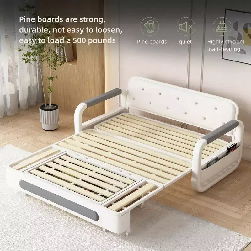 Divano letto da 62,2 pollici Divano letto multifunzione con contenitore