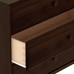 Cassettiera Classica a 3 Cassetti in Legno Massello, Comò Piccolo per Camera da Letto, Cassettiera
