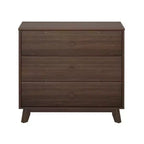 Cassettiera Classica a 3 Cassetti in Legno Massello, Comò Piccolo per Camera da Letto, Cassettiera