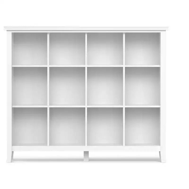 Stratford LEGNO MASSELLO 12 cubi per cameretta, 122 x 145 cm, in stile Transizionale, colore Bianco