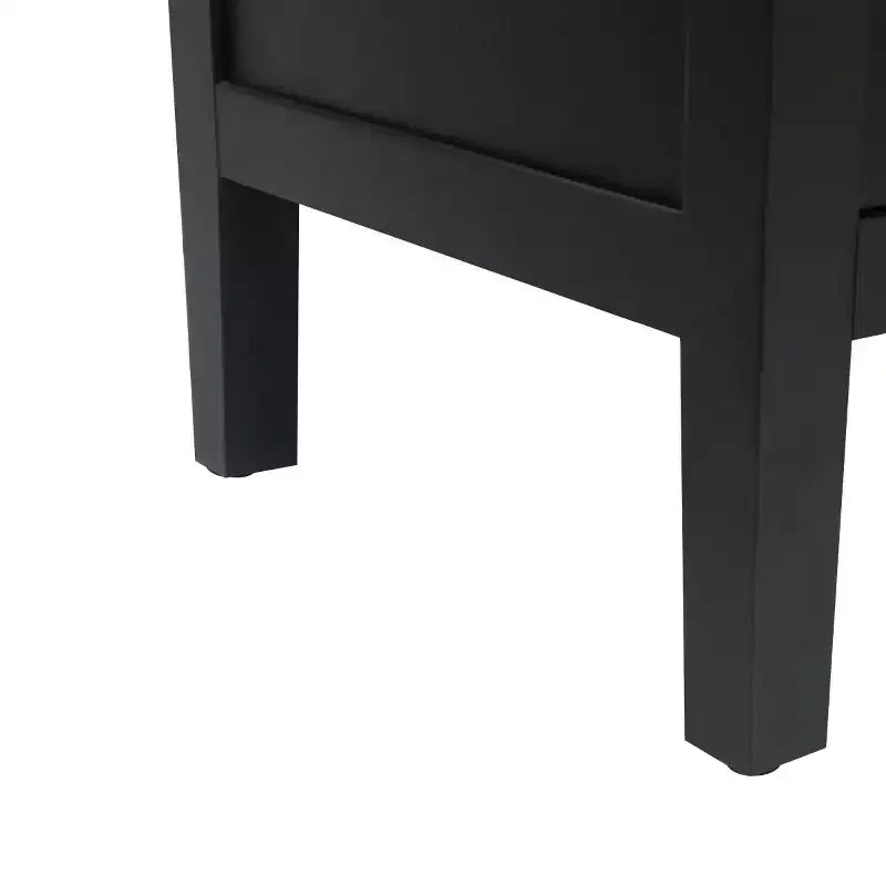 Credenza a buffet moderna in stile rustico da 152 cm, mobile contenitore con motivo geometrico a 4 ante e ripiani regolabili