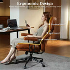 Sedia direzionale ad alto schienale con funzione reclinabile, sedia da ufficio ergonomica con comodo supporto lombare e per il collo