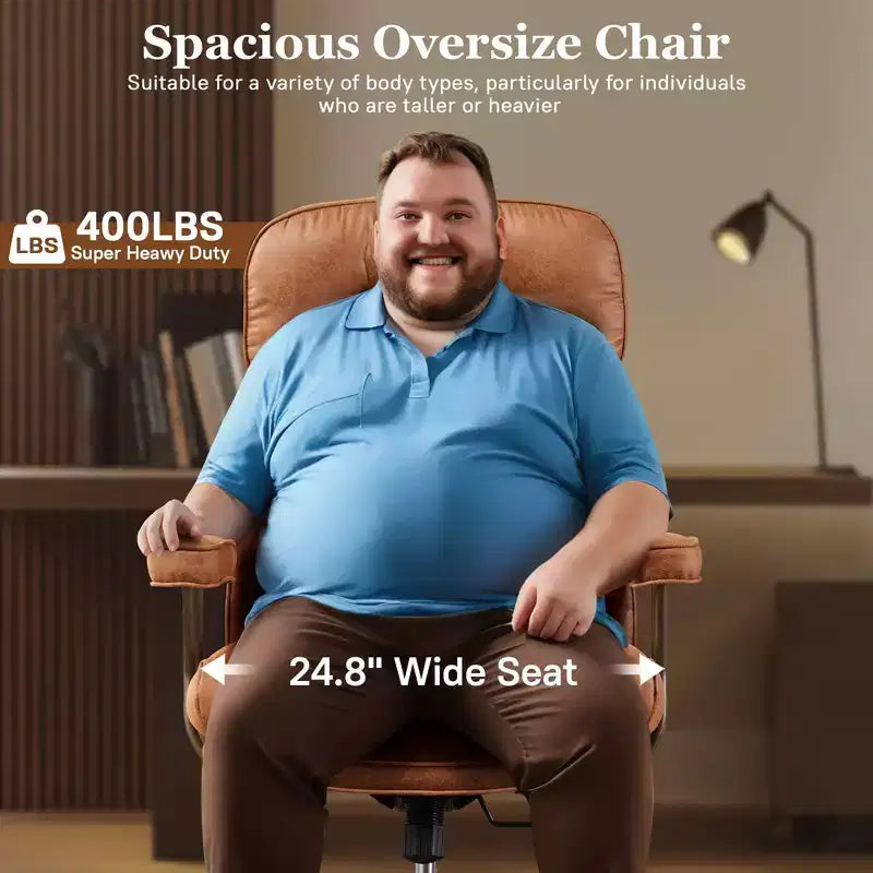 Sedia direzionale ad alto schienale con funzione reclinabile, sedia da ufficio ergonomica con comodo supporto lombare e per il collo