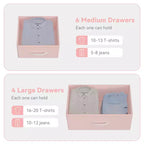 Cassettiera per Camera da Letto con 12 Cassetti, Comò e Cassettiere per Corridoio, Ingresso, Unità Organizer per la Conservazione con Tessuto, Robusto Telaio in Metallo