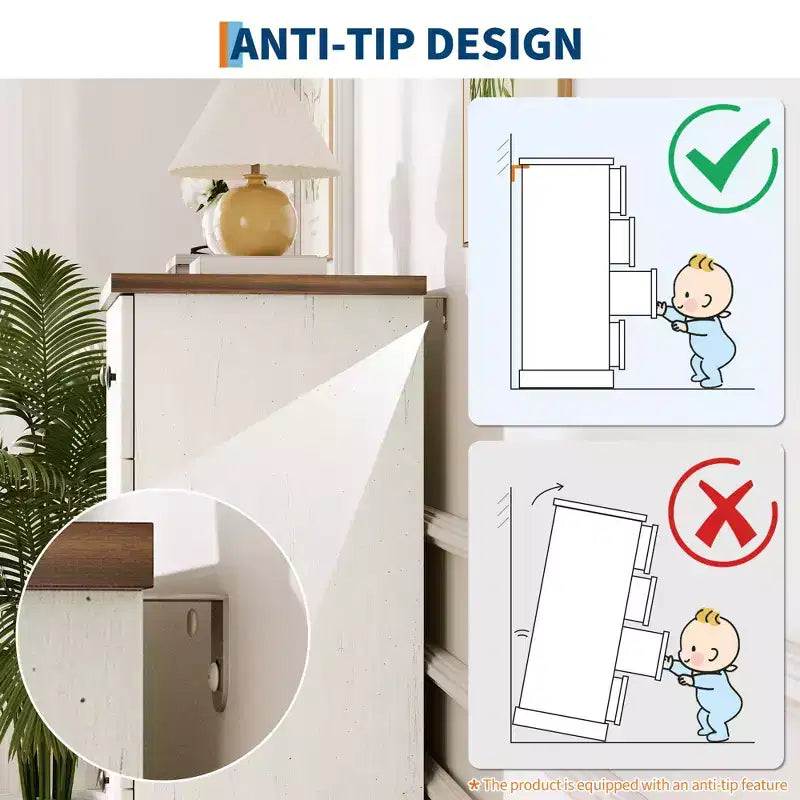 Cassettiera a 5 cassetti per camera da letto, armadio verticale in legno, con maniglie in metallo, adatta per appartamenti, camere da letto, soggiorni e sale da pranzo