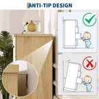 Cassettiera a 5 cassetti per camera da letto, armadio verticale in legno, con maniglie in metallo, adatta per appartamenti, camere da letto, soggiorni e sale da pranzo