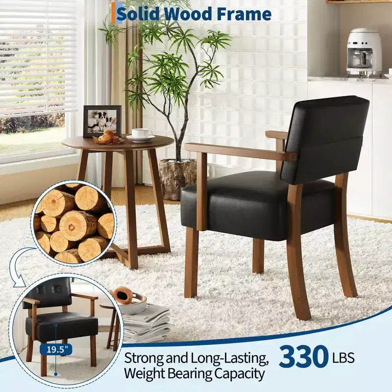 Poltrona moderna con struttura in legno per soggiorno, camera da letto e sala da pranzo