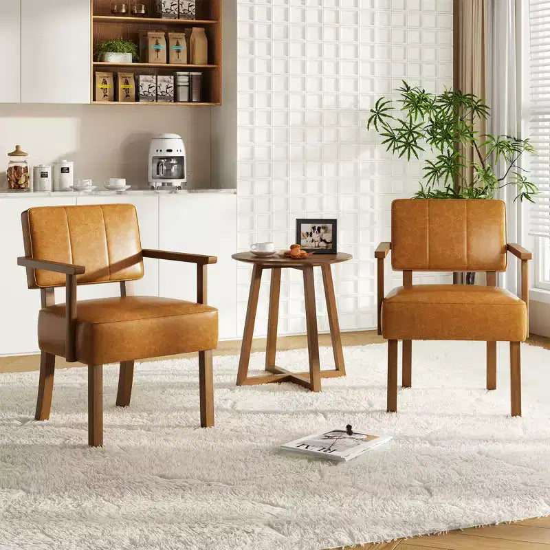 Poltrona moderna con struttura in legno per soggiorno, camera da letto e sala da pranzo