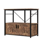 Supporto per acquario resistente per vasche da 150-190 litri, mobile in metallo e legno, capacità 300 kg, porta accessori per pesci, organizer elegante per la casa