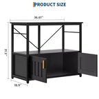 Supporto per acquario resistente per vasche da 150-190 litri, mobile in metallo e legno, capacità 300 kg, porta accessori per pesci, organizer elegante per la casa