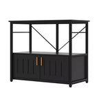 Supporto per acquario resistente per vasche da 150-190 litri, mobile in metallo e legno, capacità 300 kg, porta accessori per pesci, organizer elegante per la casa