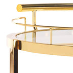 Carrello bar rotondo a 3 livelli