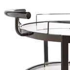 Carrello bar rotondo a 3 livelli