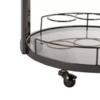 Carrello bar rotondo a 3 livelli