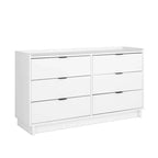 Cassettiera a 6 cassetti larga 133 cm