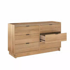 Cassettiera a 6 cassetti larga 133 cm